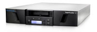 Quantum SuperLoader 3, one LTO-3 tape drive, 16 slots, 2Gbit native Fibre Channel, rackmount, barcode reader (EC-L28AC-YF)